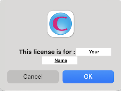 License Confirm