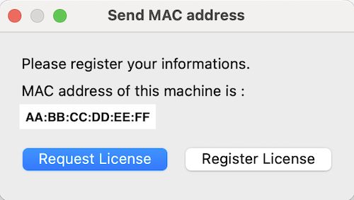 Register License
